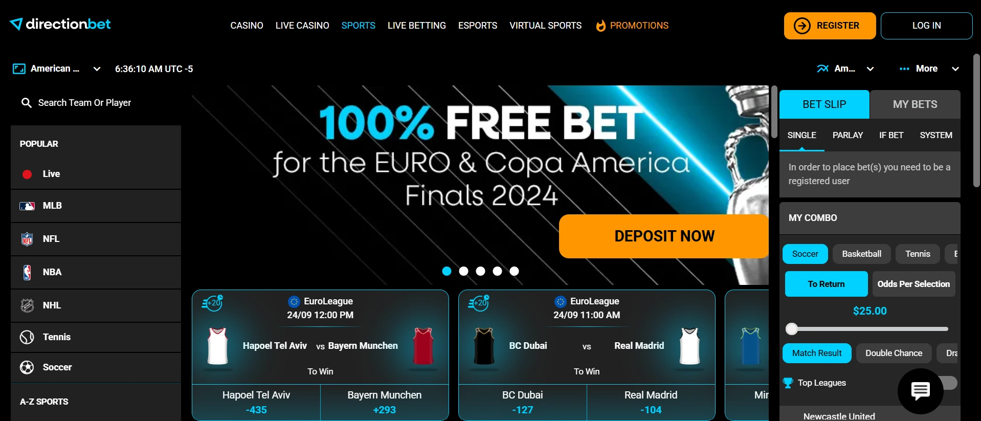 Directionbet sportweddenschappen